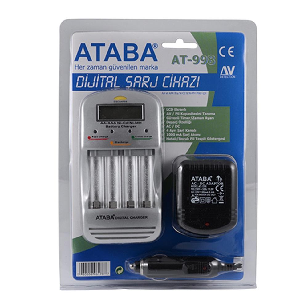 Ataba AT-998 Göstergeli/Ekranlı Hızlı Şarj Cihazı (İ)