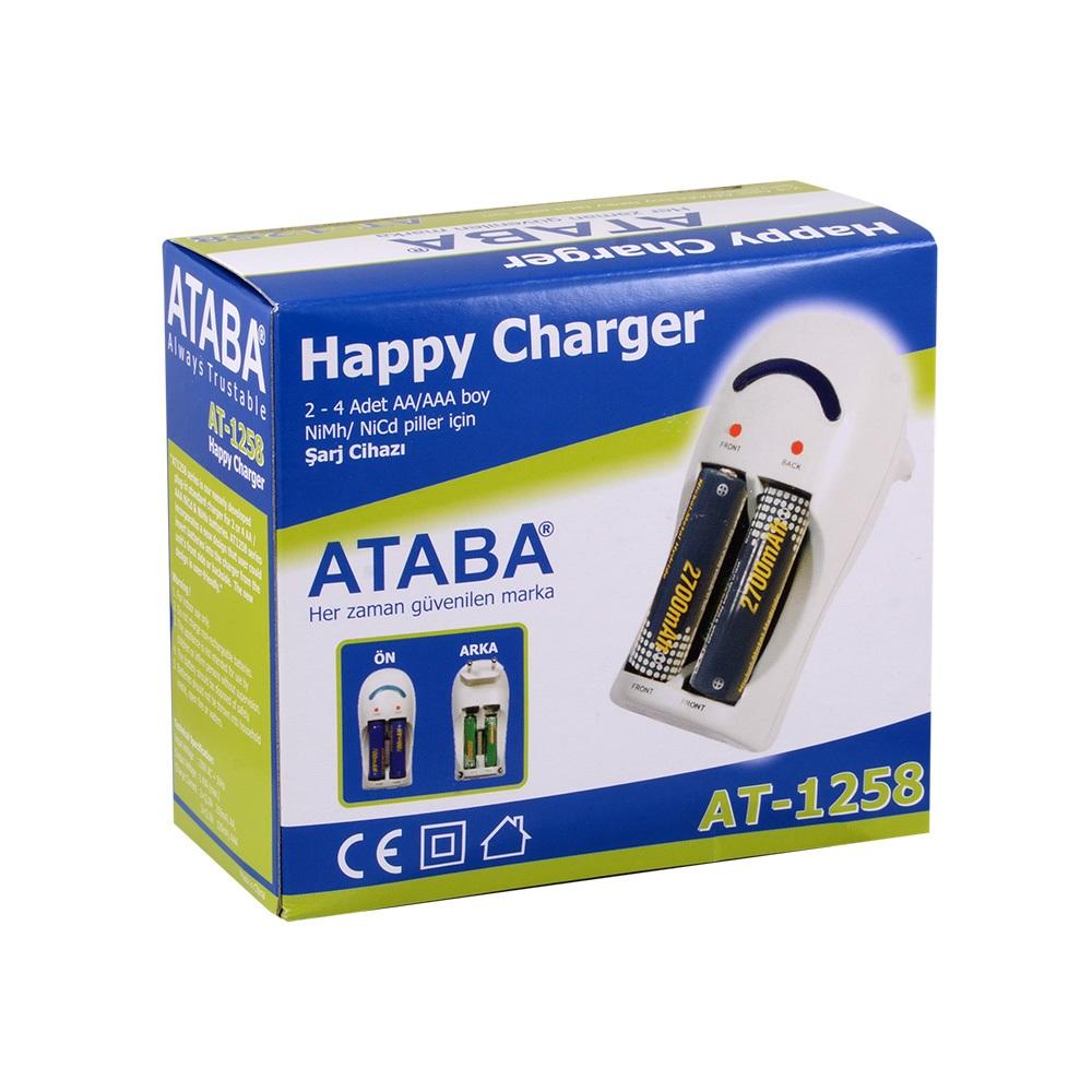 Ataba AT-1258 NI-MH - NI-CD- AA AAA Happy Şarj Cihazı