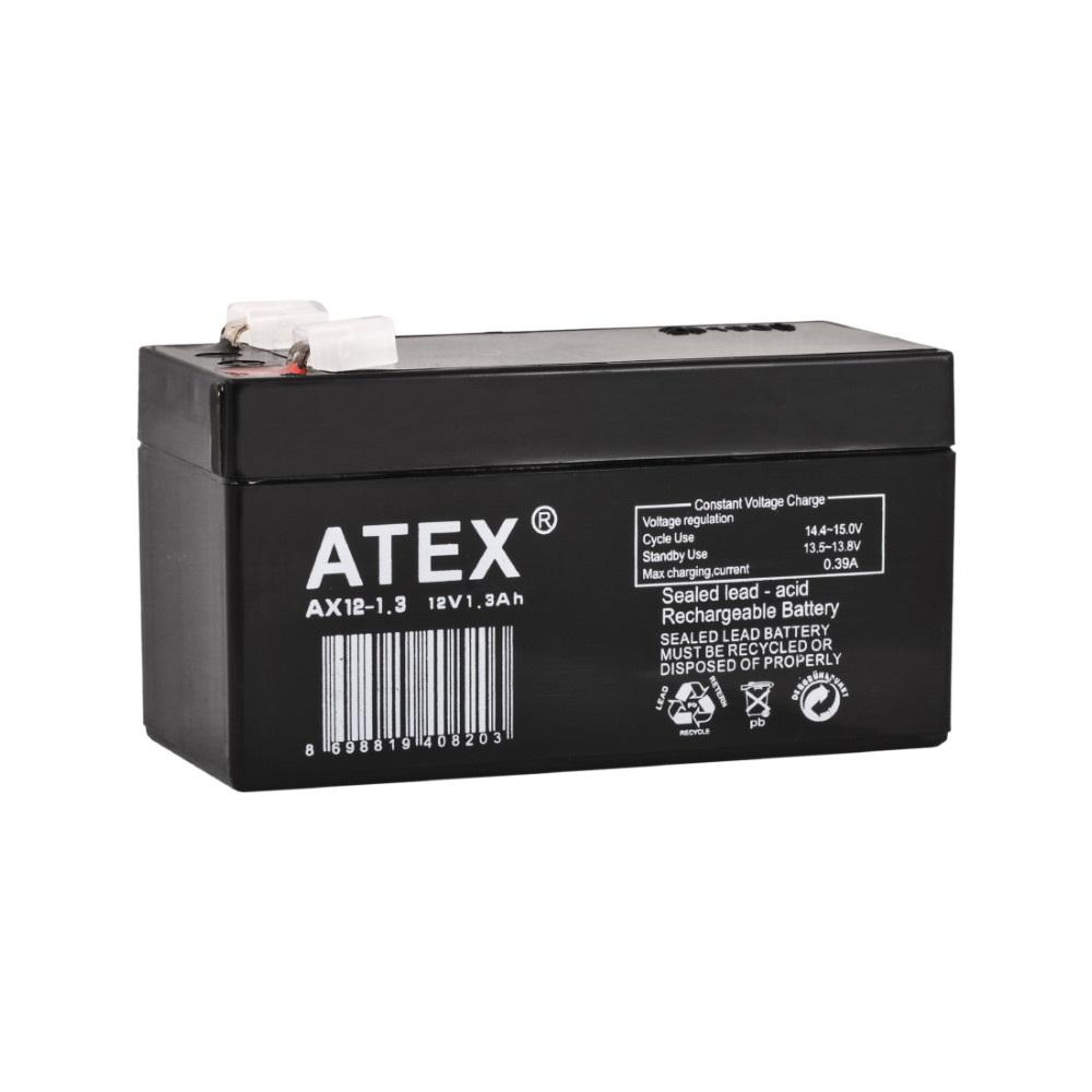 Atex AX12-1.3 12V 1.3 Ah Bakımsız Kuru Akü