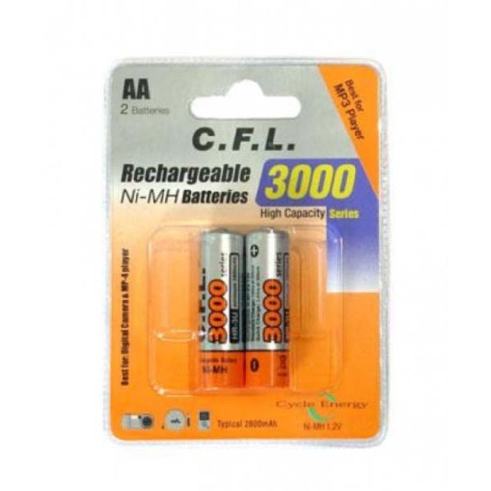 CFL 1.2V 3000 Series 2800 Mah AA 2Li Blister