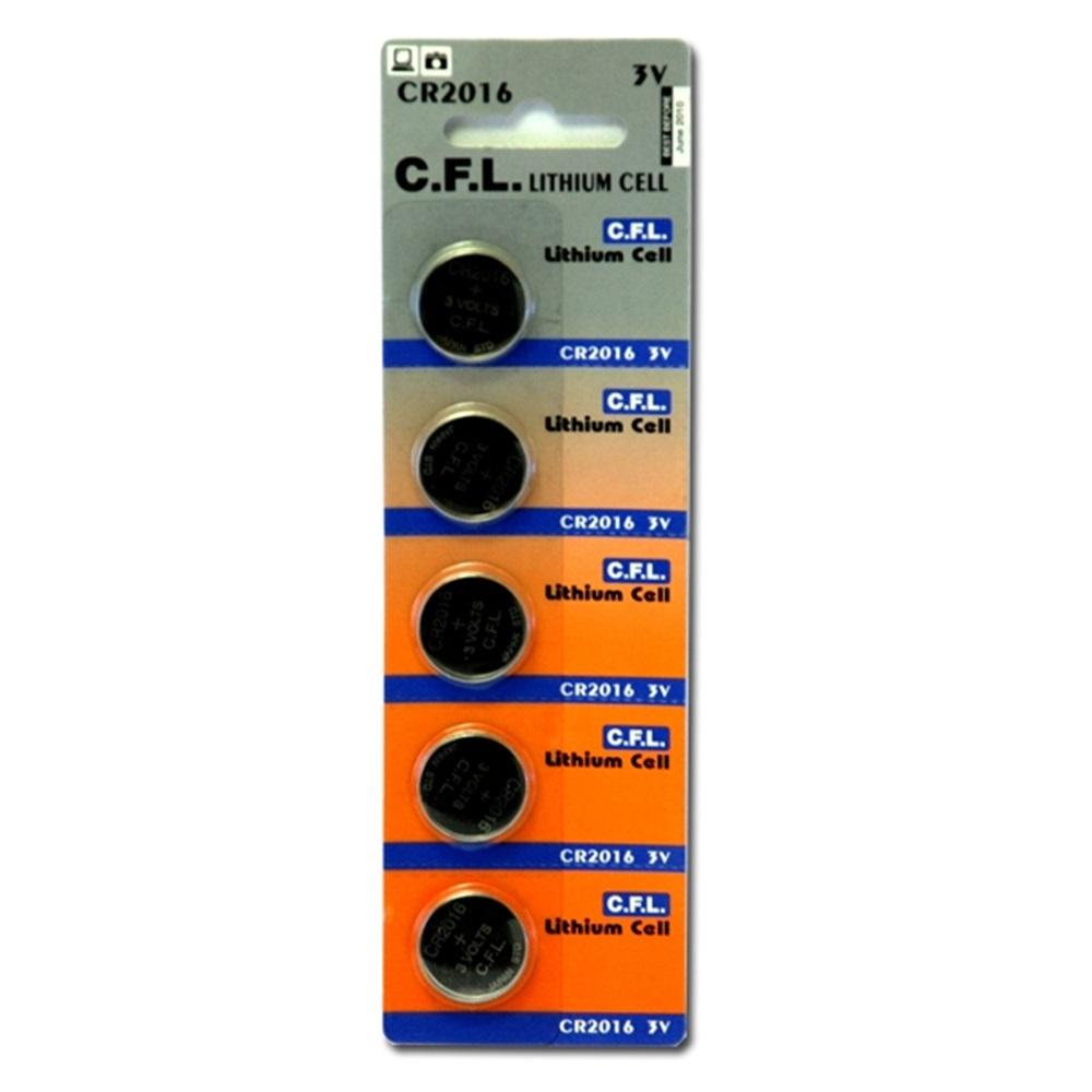 CFL CR2016 3V Lithium Pil 5Li Blister