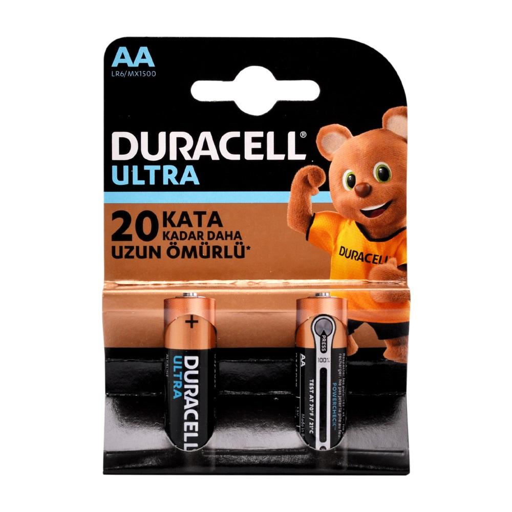 Duracell Ultra Kalem Pil AA 2li (İ)