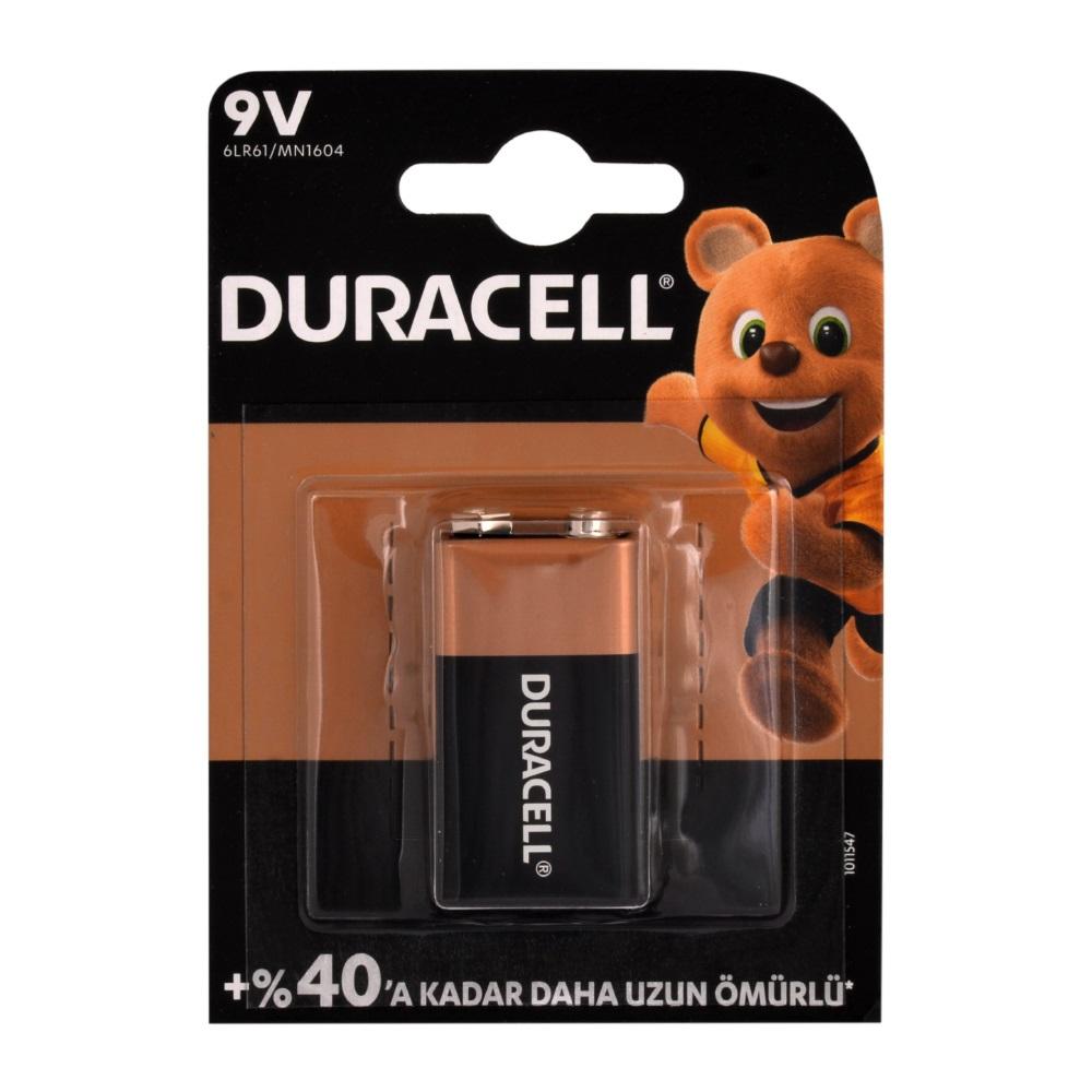 Duracell 9V Pil Alkalin 1li