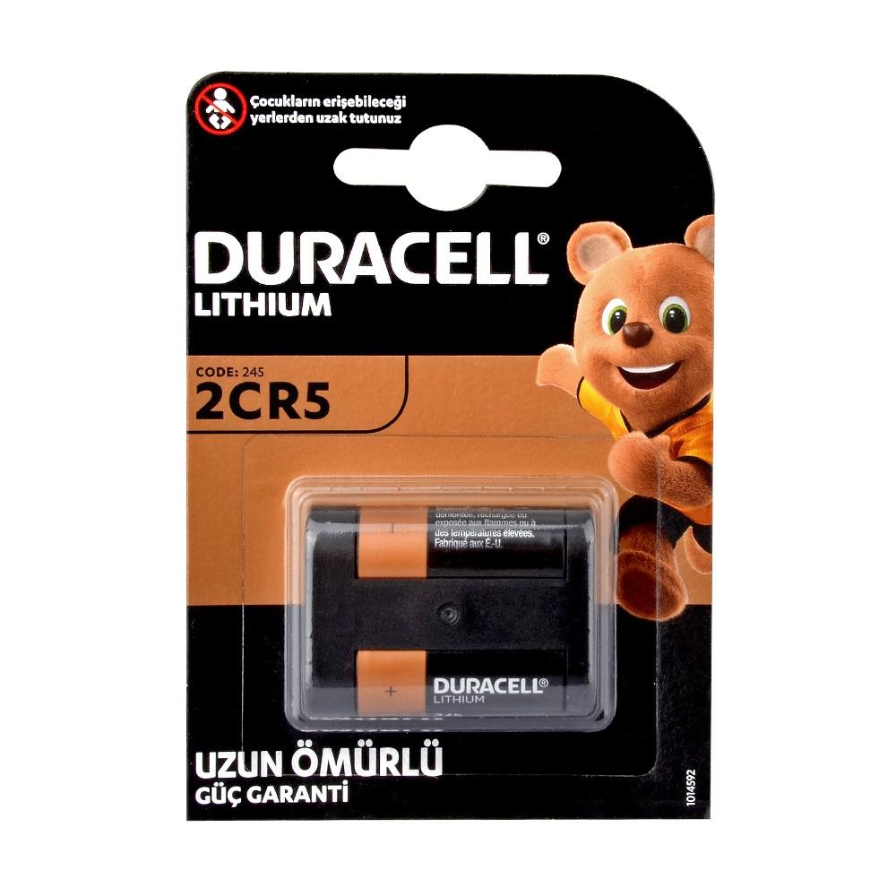 Duracell DL245, 2CR5 Ultra 6V Pil 1li