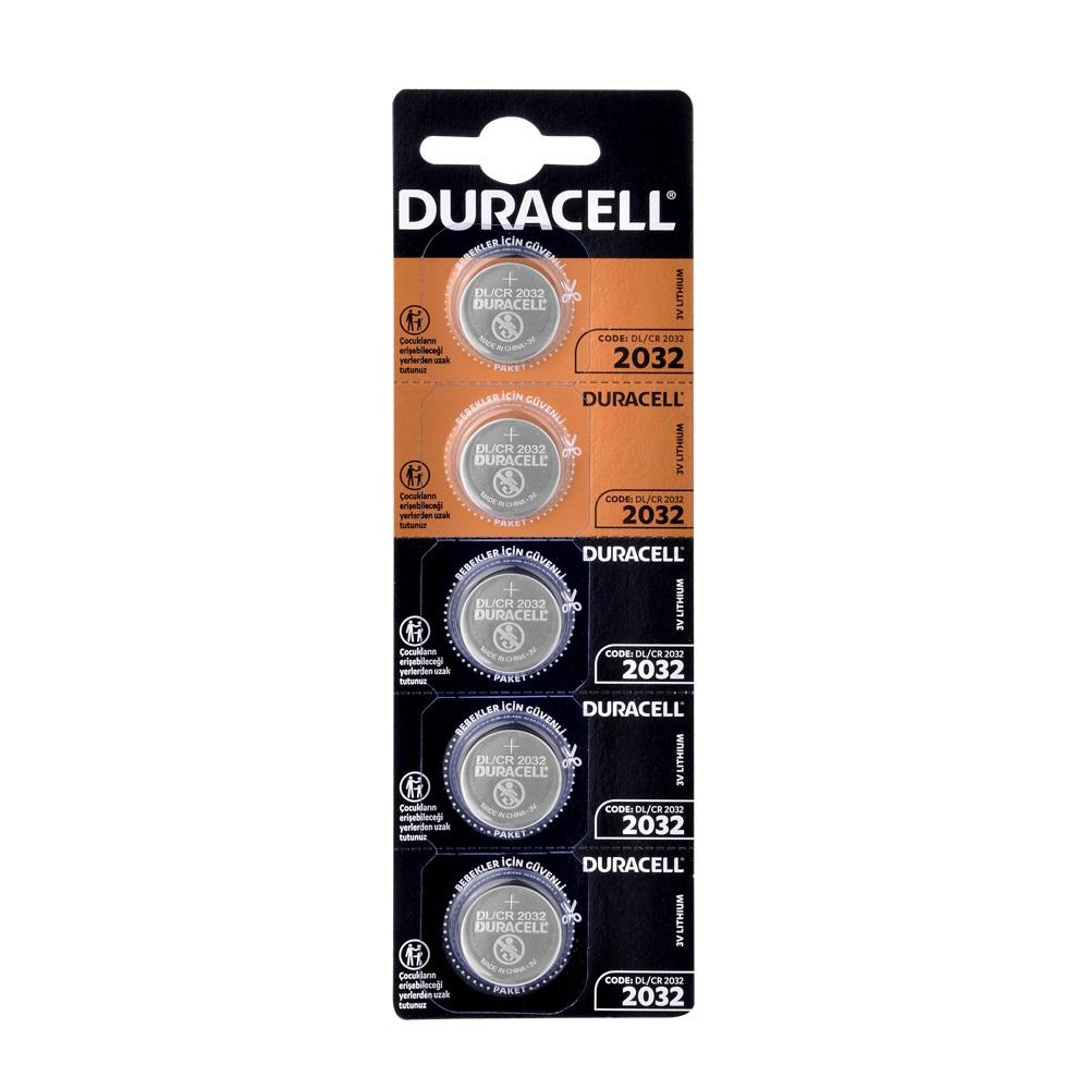 Duracell CR2032 3V Lityum Pil 5li