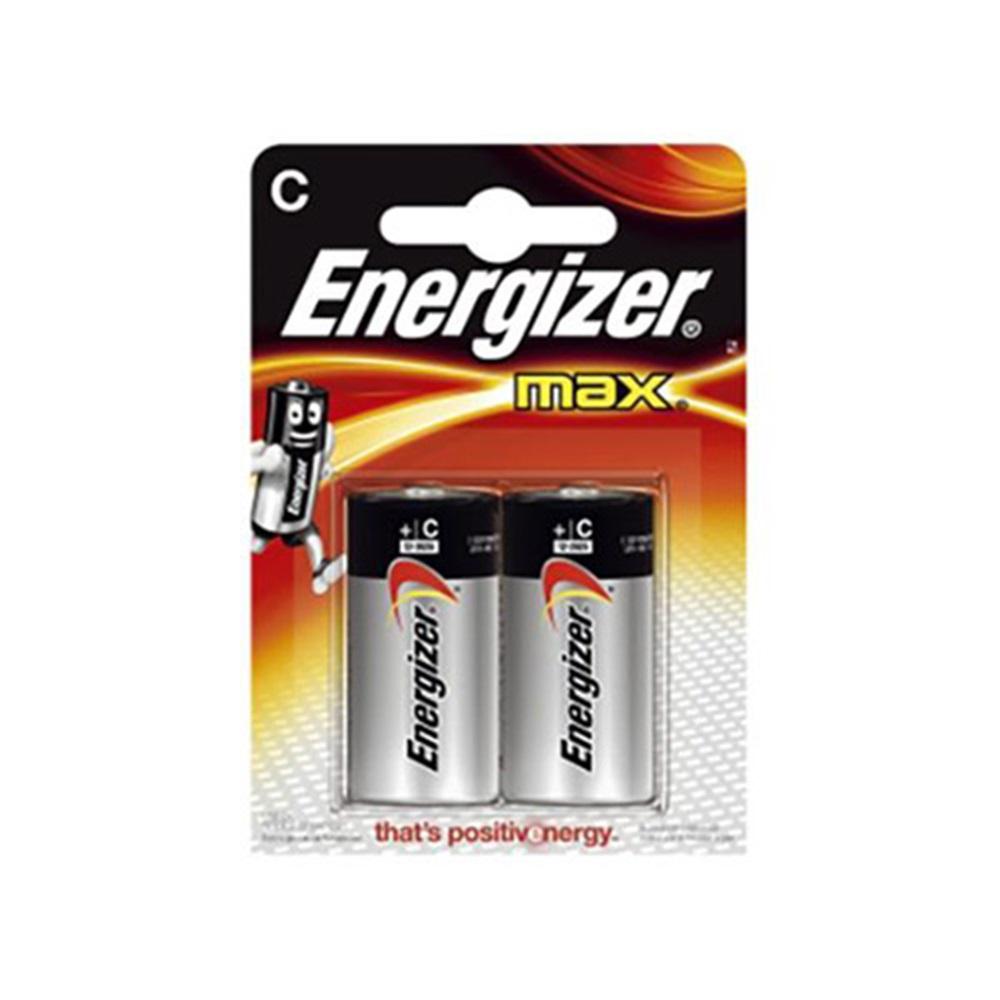 Energizer Max Alkalin C Size Orta Boy Pil 2li Blister