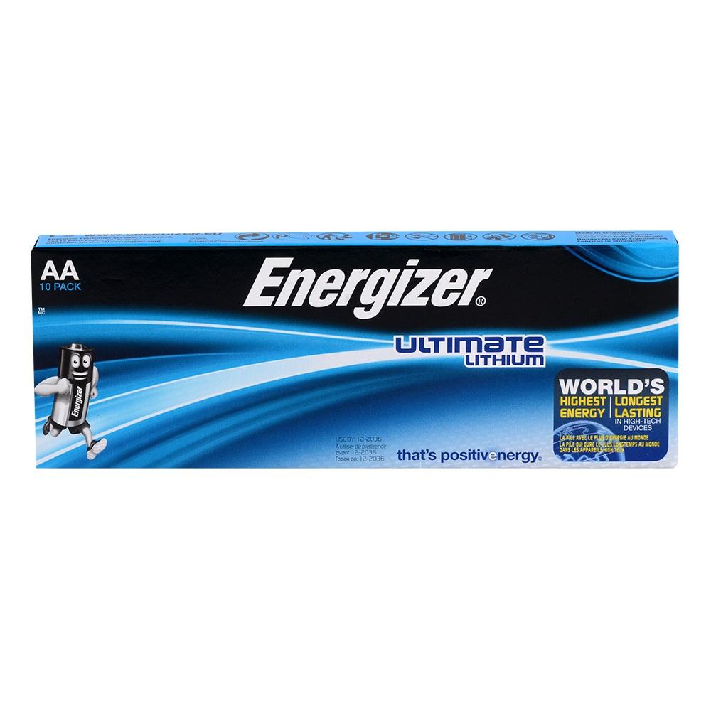 Energizer Ultimate Lithium L91/AA Size Kalem Pil - 10lu Kutu