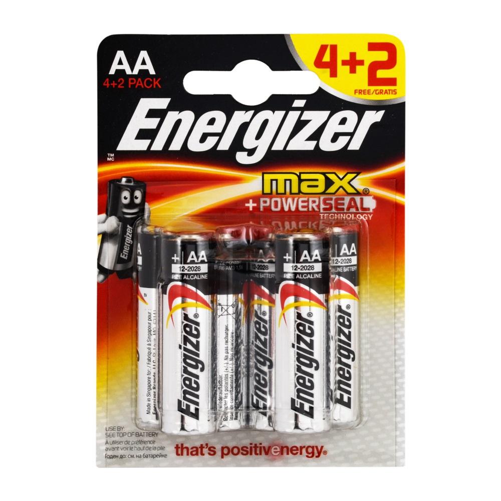 Energizer Max AA Kalem Pil 4+2 6lı Blister