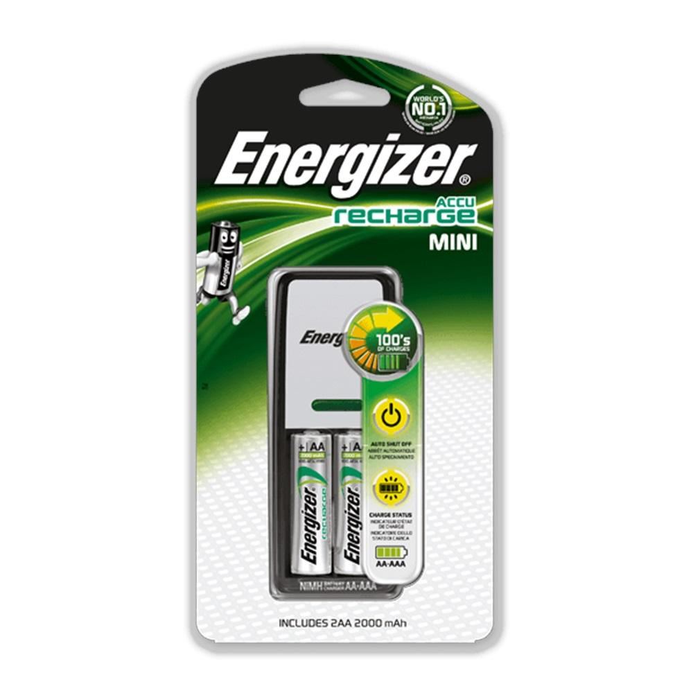 Energizer Mini Şarj Cihazı + 2xAA 2000 Mah