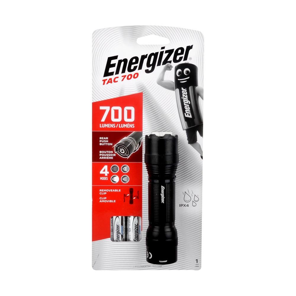 Energizer TAC 700 Metal Ledli El Feneri 700 Lümen 2xCR123