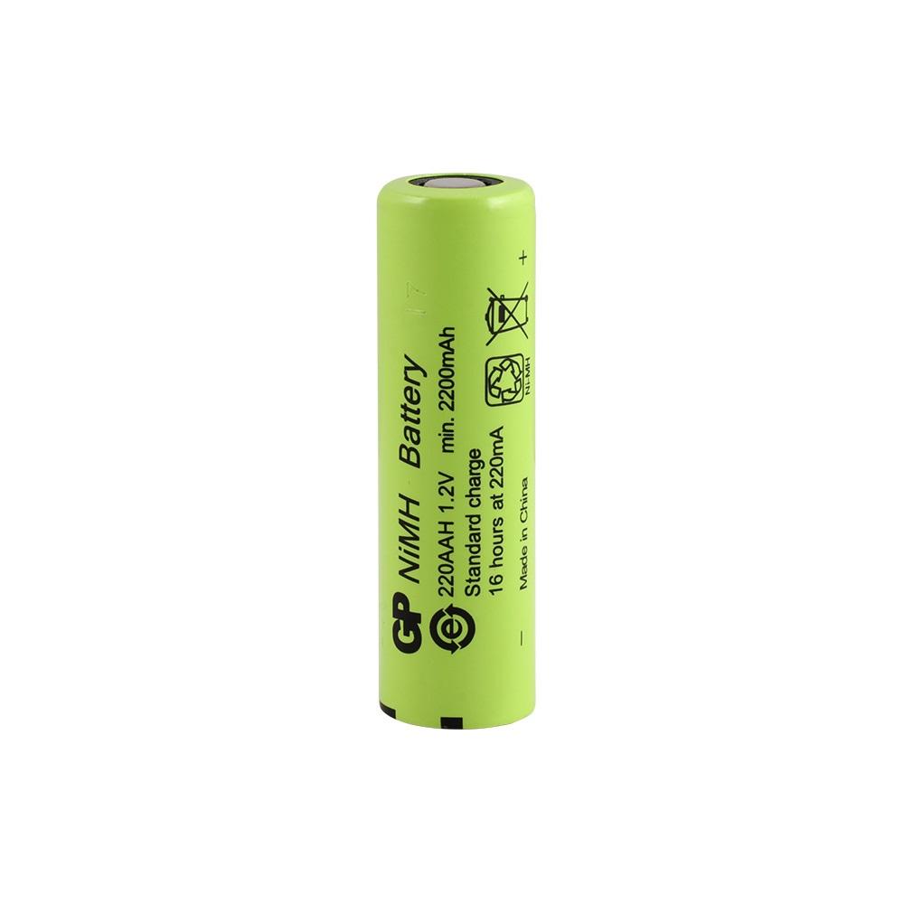 GP 220AAH 1.2V 2200 mAh AA Size Ni-Mh Pil Flat