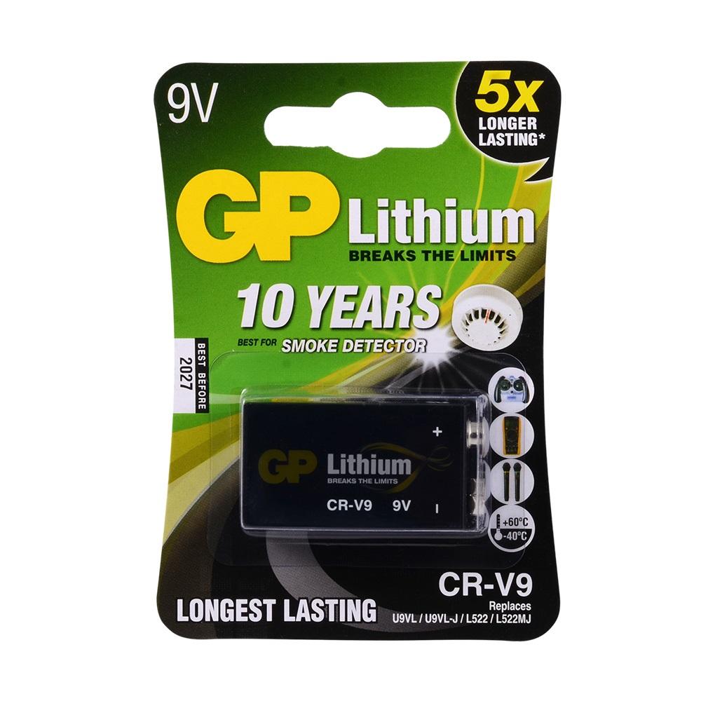 GP GPCRV9-2U1 Lithium 9V Pil 1li