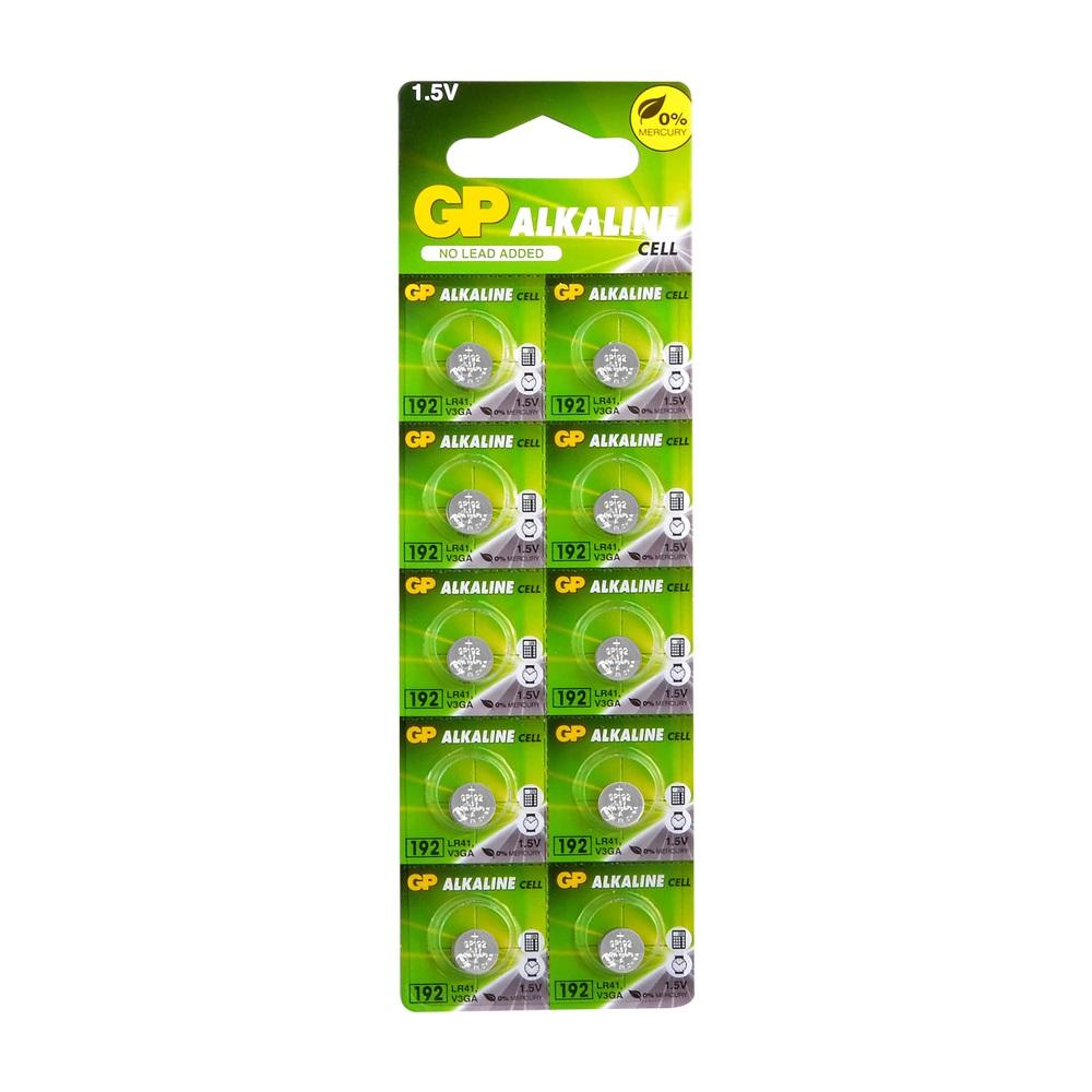 GP LR41 192 Alkalin 10lu Blister