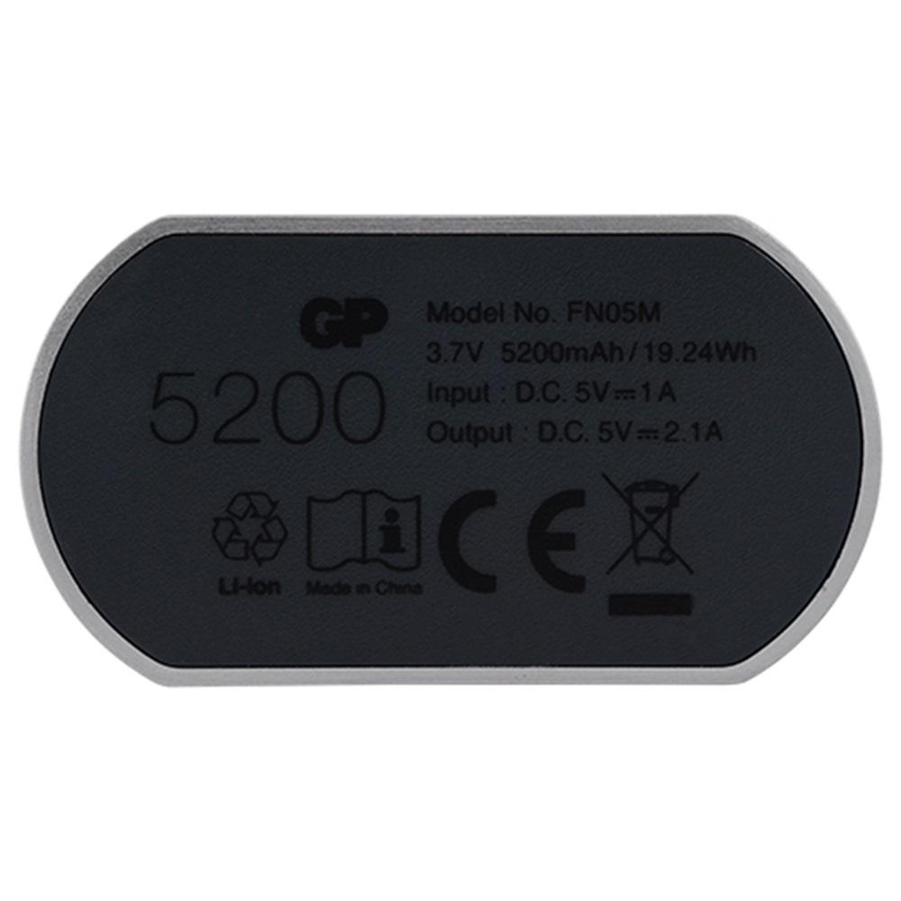 GP GPFN05MSE-2B1 Powerbank Li-ion 5200 mAh Harici Batarya Gümüş