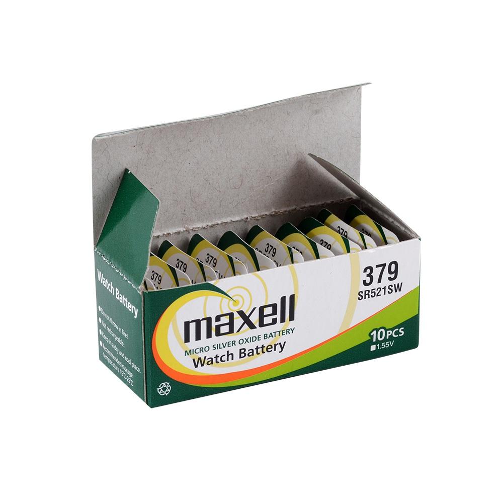 Maxell 379 SR-521SW Pil 1li Blister