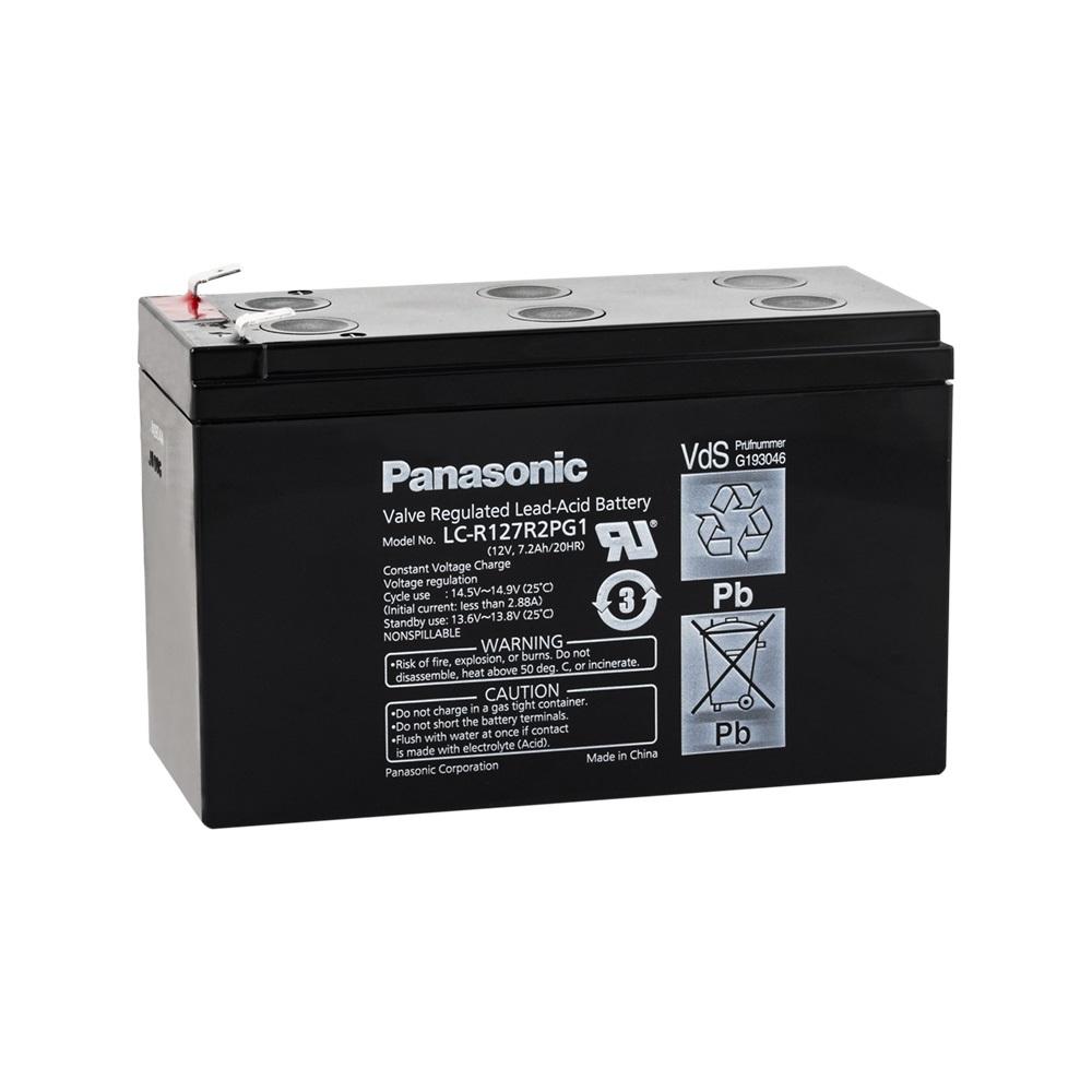 Panasonic LC-R127R2PG1 - 12V 7.2 Ah - Bakımsız Kuru Akü