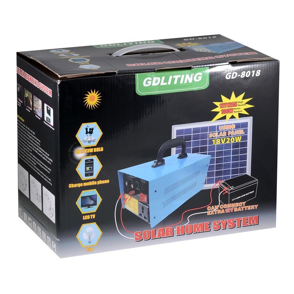 Police GD-8018 Solar Panelli Güç Kaynağı (İ)