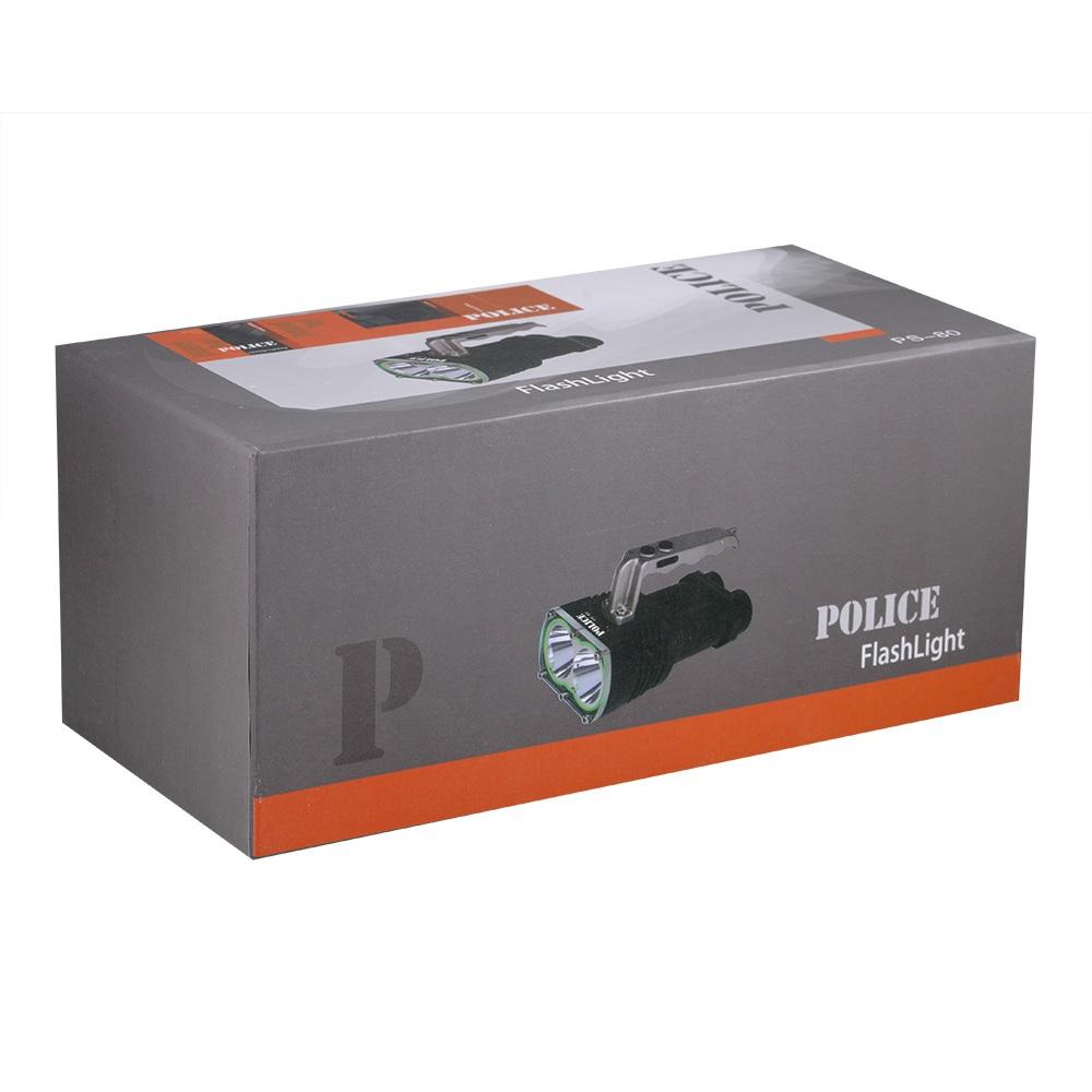 Police PS-80 2xT6 Led Şarj Edilebilir El Feneri 2x26650 (İ)