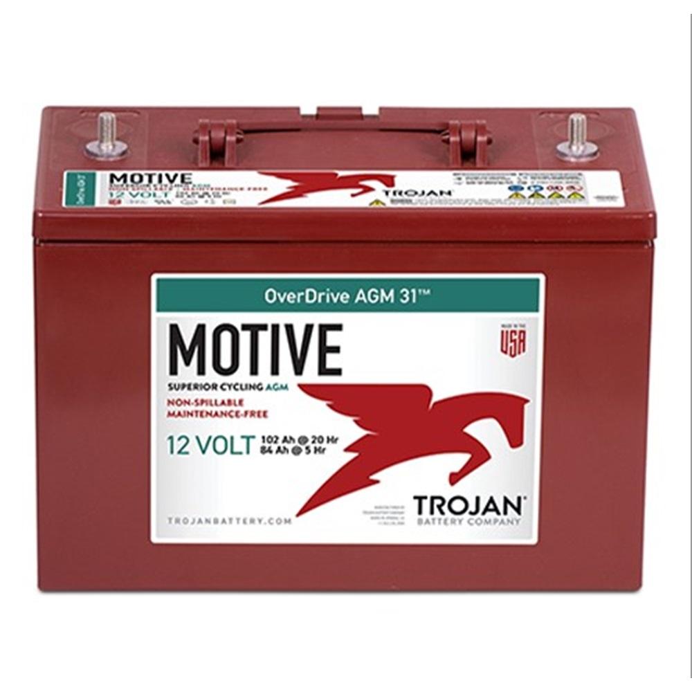 Trojan AGM 31 12V 102 Ah (1200A) AGM Akü