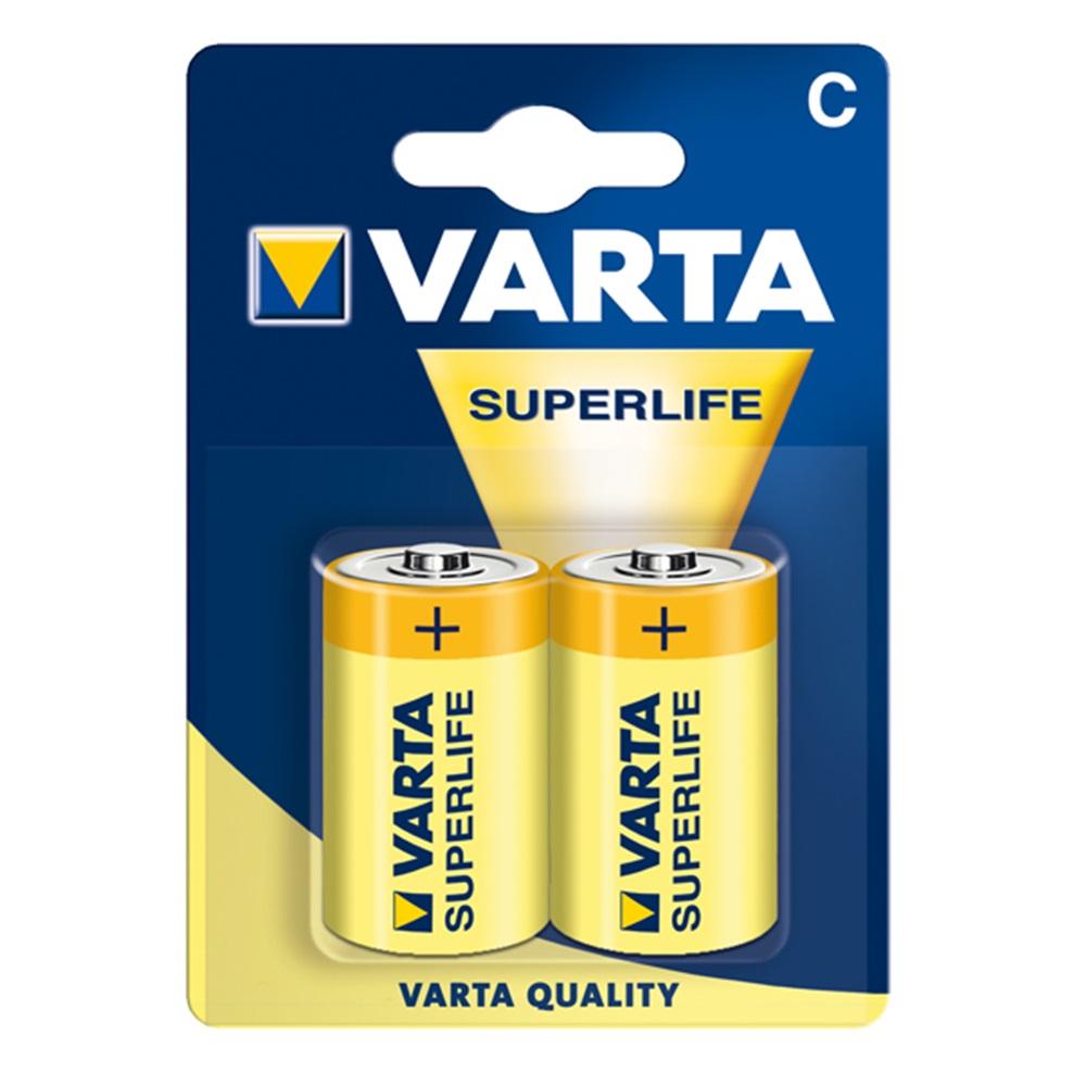Varta 2014 Super Heavy Duty C Size Orta Boy Pil 2li Blister
