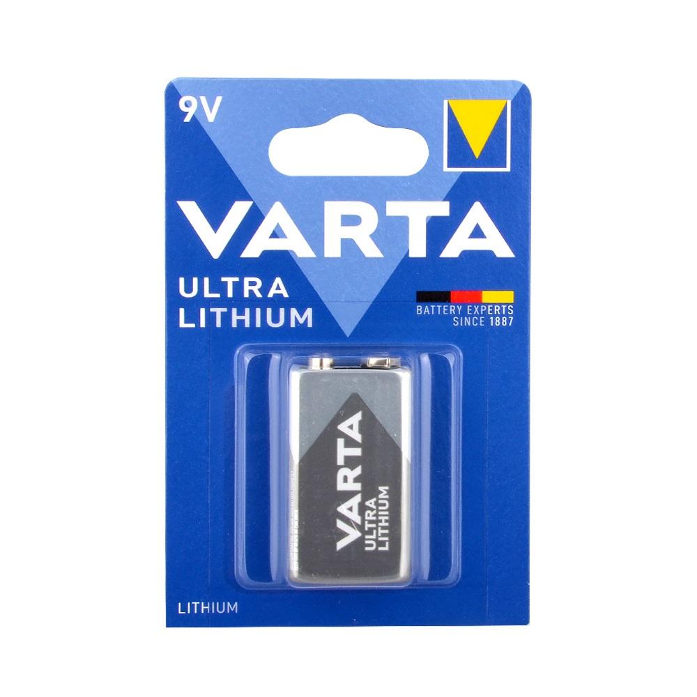 Varta 6122 Ultra Lithium 9V Pil 1li