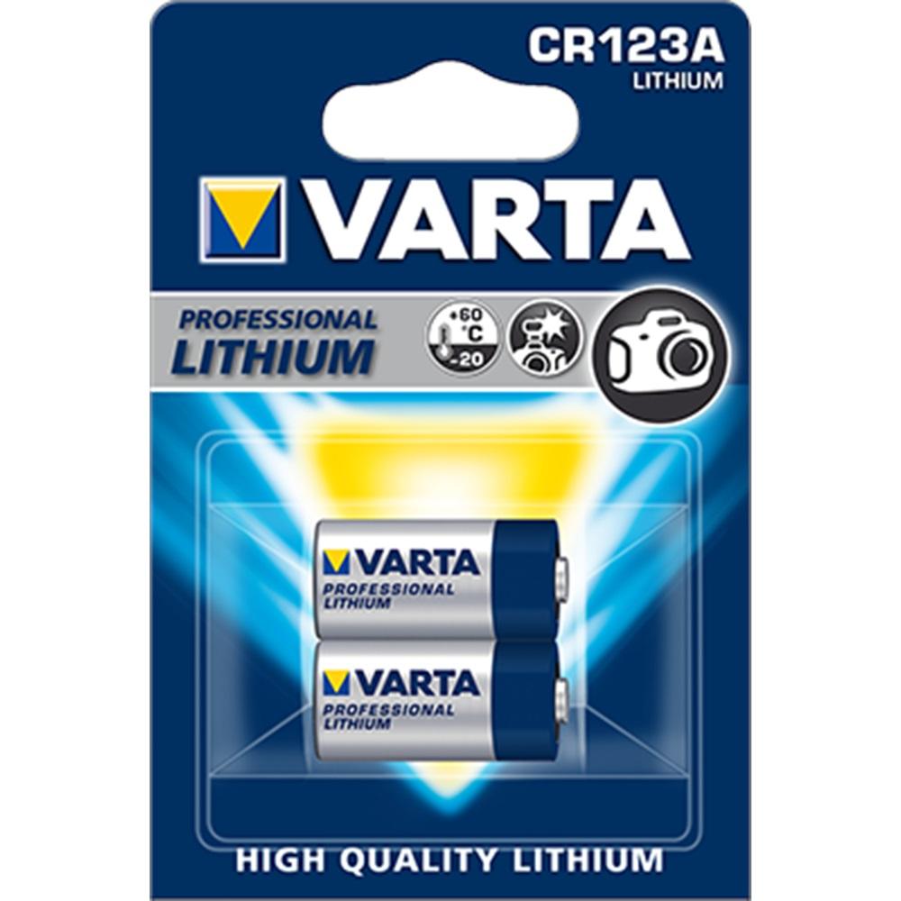 Varta 6205301402 Professional Lithium CR123A Pil 2li