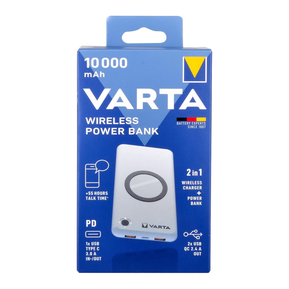 Varta 57913 Wireless Power Bank 10000 mAh