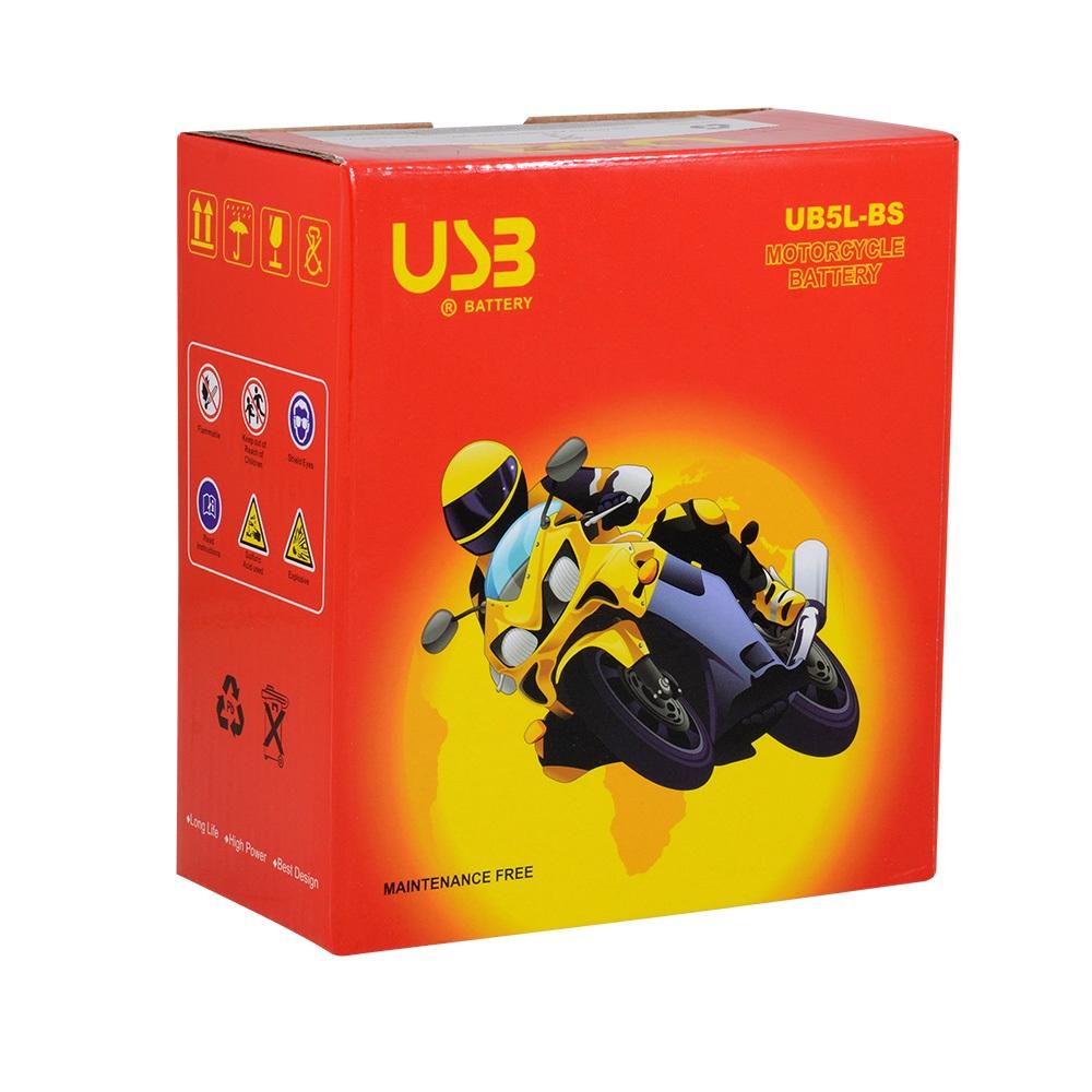 USB UB5L-BS 12V 5 Ah Motorsiklet Aküsü