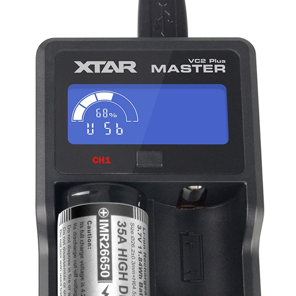 Xtar VC2 Universal Plus Master - Li-ion/Ni-Mh/Ni-Cd Pil Şarj Cihazı