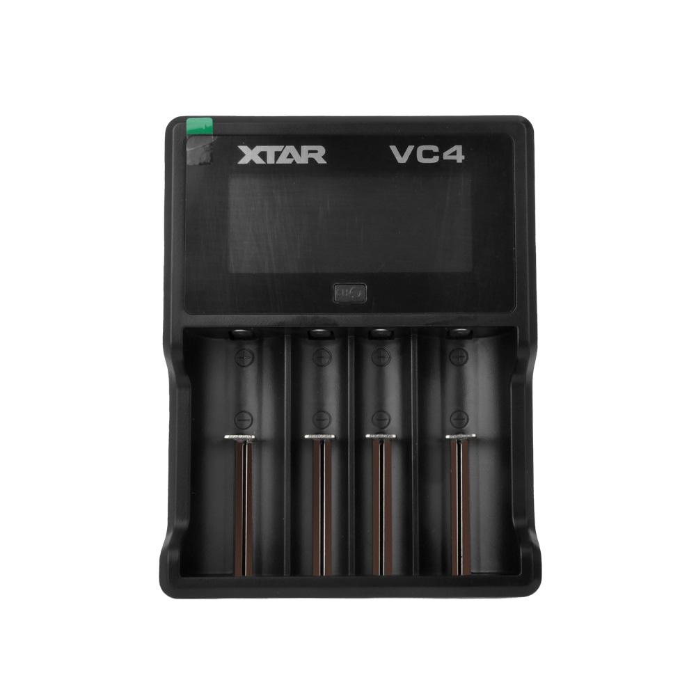 Xtar VC4 - Taşınabilir LCD Ekranlı Li-ion/Ni-Mh/Ni-Cd Pil Şarj Cihazı - 4lü