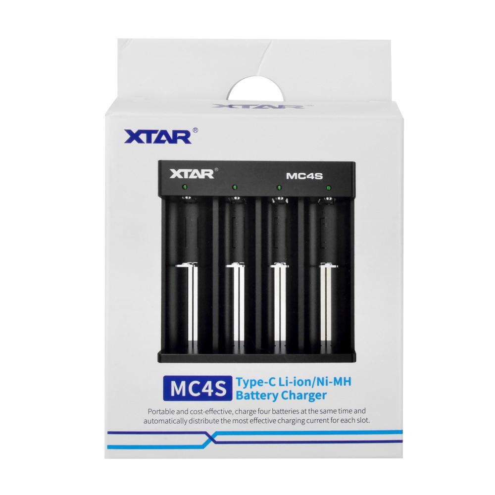 Xtar MC4S - Taşınabilir Li-ion/Ni-Mh Pil Şarj Cihazı - 4lü