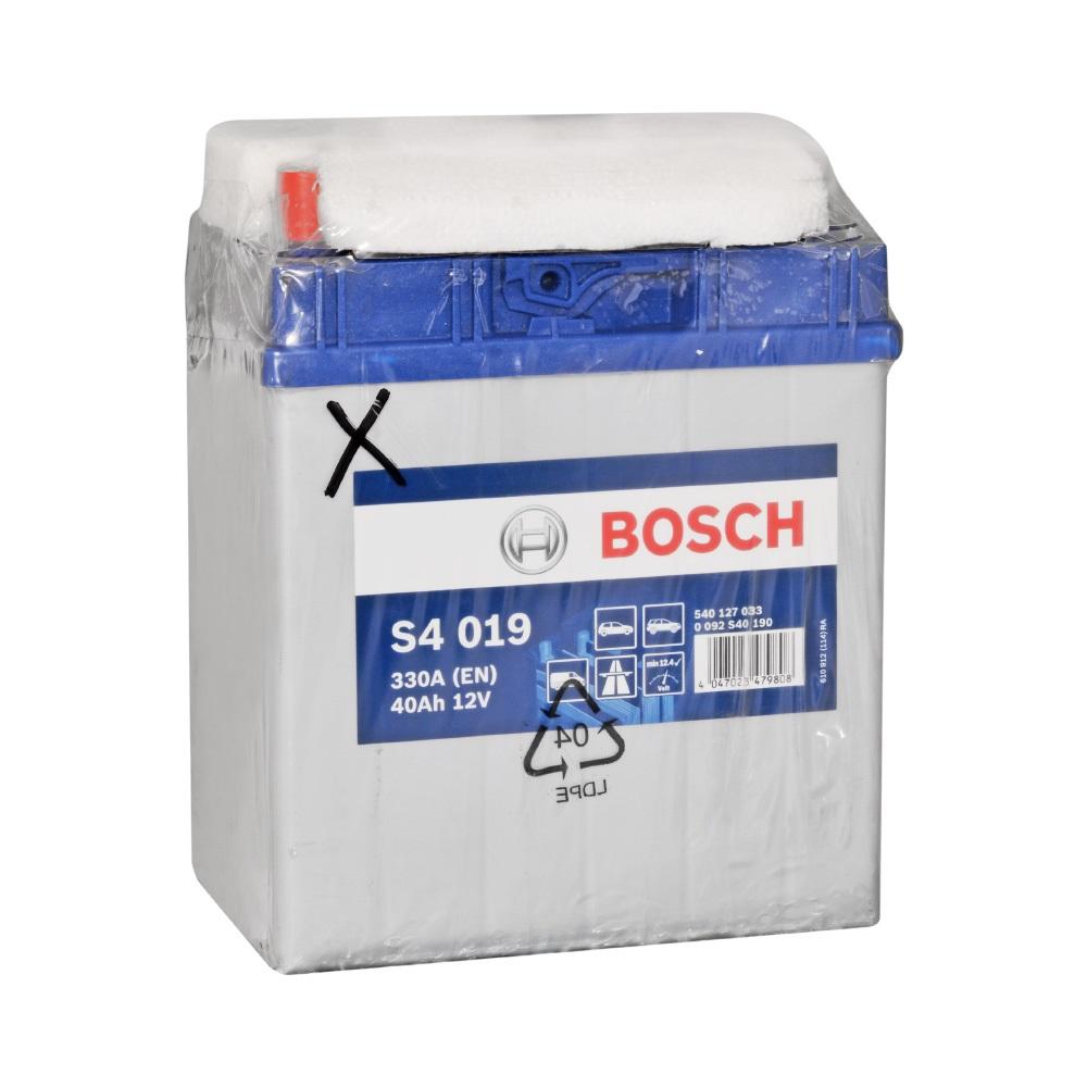 Bosch S4 12V 40 Ah 330 En Ters Kutup Başlı Araç Aküsü