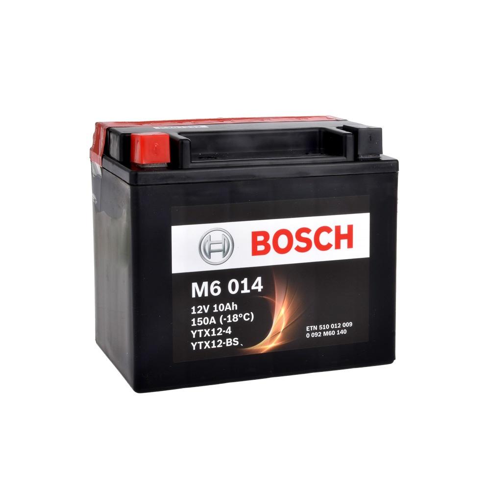 Bosch M6 10 YTX12-4 YTX12-BS 12V 10 Ah Motosiklet Aküsü