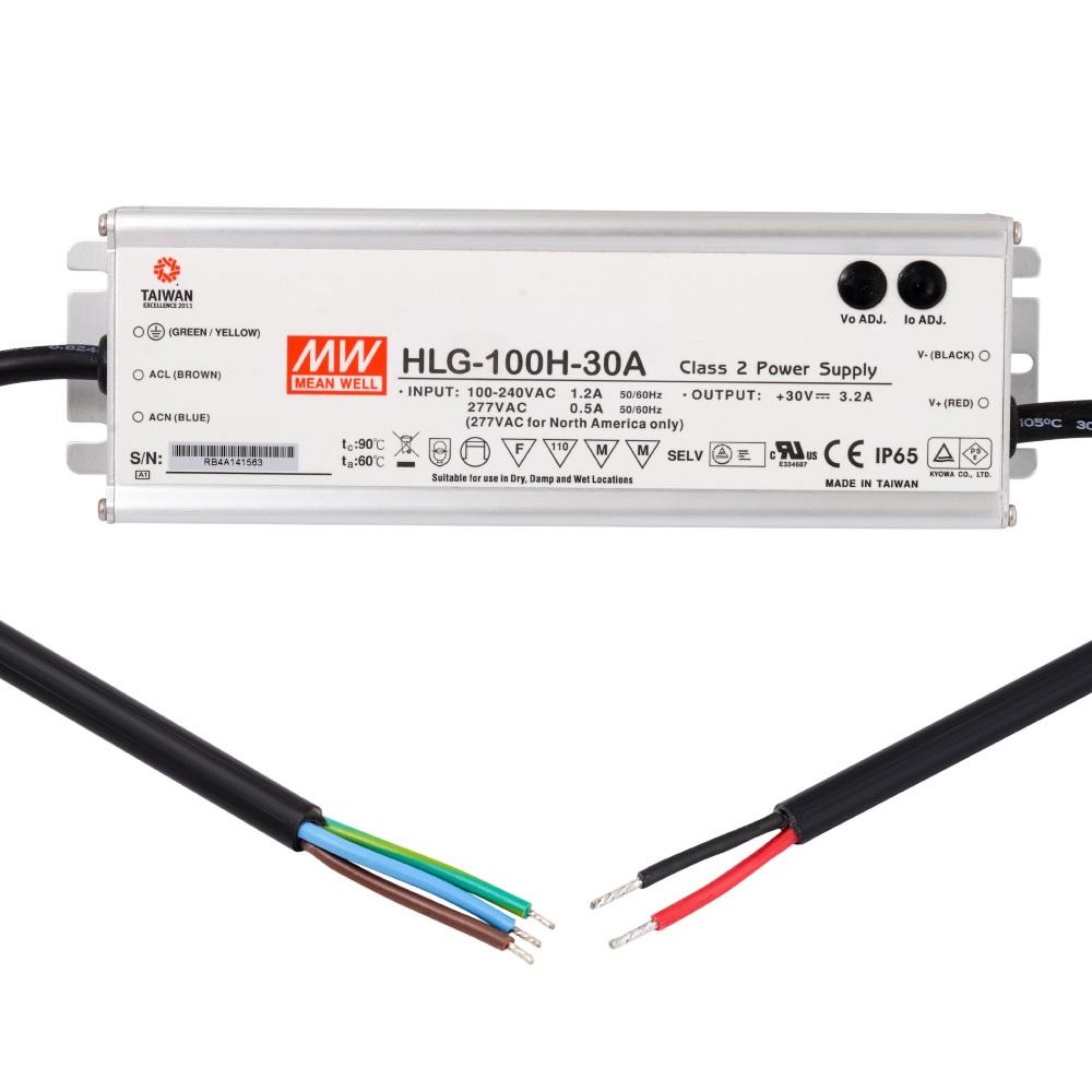 Mean Well MW-HLG-100H-30A 30VDC 3.2A LED Power Supply