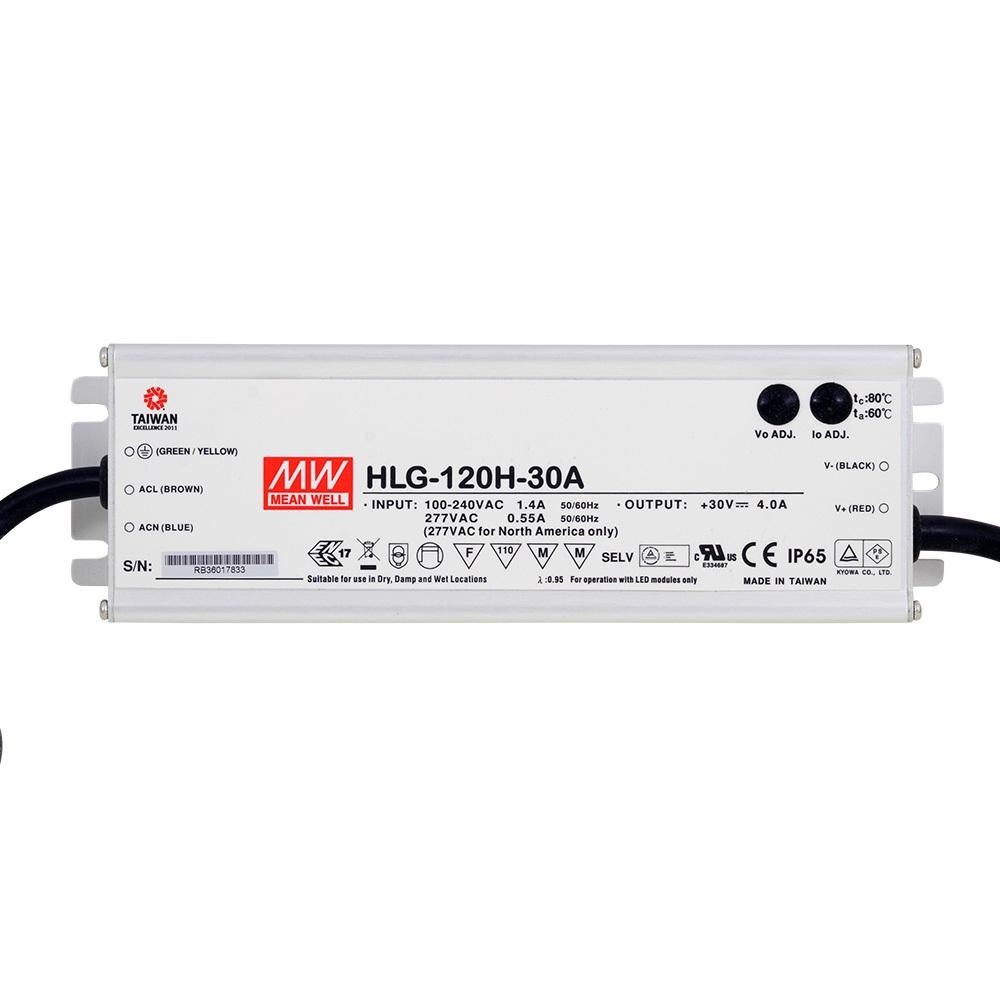 Mean Well MW-HLG-120H-30A 30V 4A 120W LED Power Supply