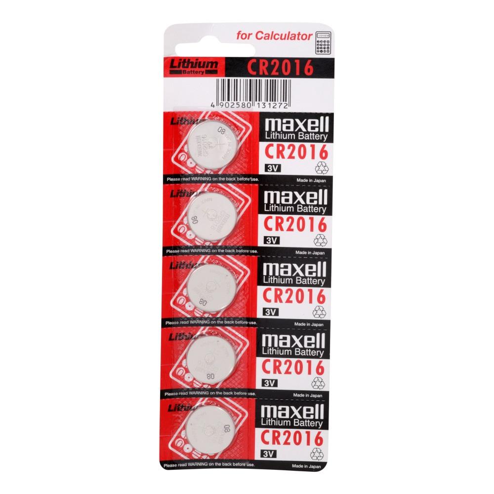 Maxell CR2016 Lithium Pil 5li Blister - Kırmızı Paket