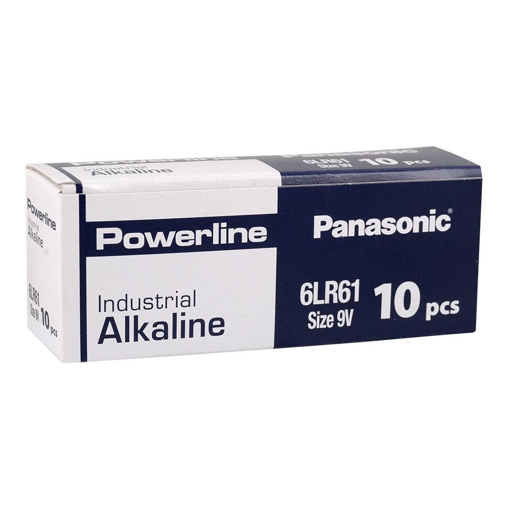 Panasonic - Powerline - 6LR61AD/10BB - 9V - Alkaline Pil - 10lu Kutu