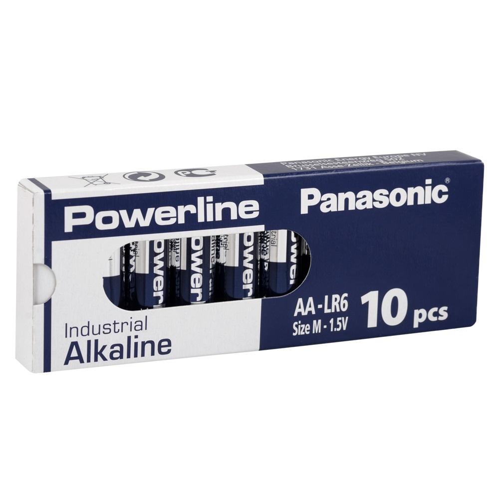 Panasonic - Powerline - LR6AD/10BB - 1.5 V - AA - Alkaline Pil - 10lu Kutu