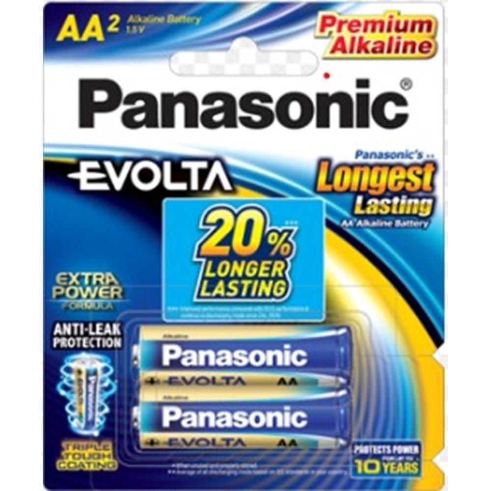 Panasonic - Evolta - LR6EGE/2P - 1.5 V - AA - Alkaline Pil - 2li Blister