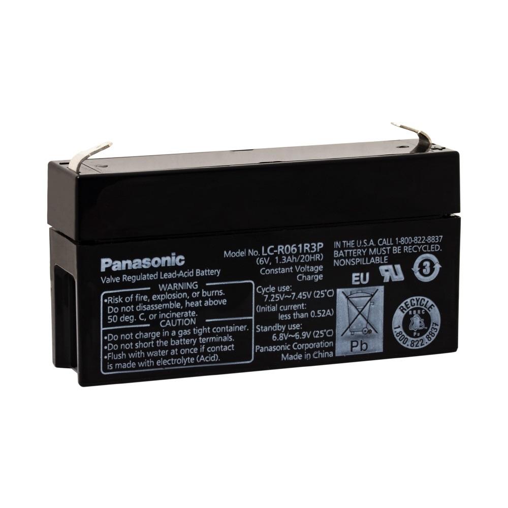 Panasonic LC-R061R3P - 6V 1.3Ah - Bakımsız Kuru Akü