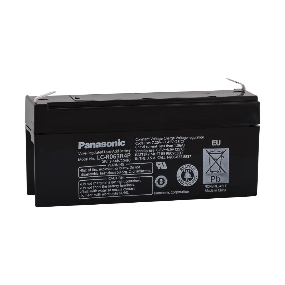 Panasonic LC-R063R4P - 6V 3.4Ah - Bakımsız Kuru Akü