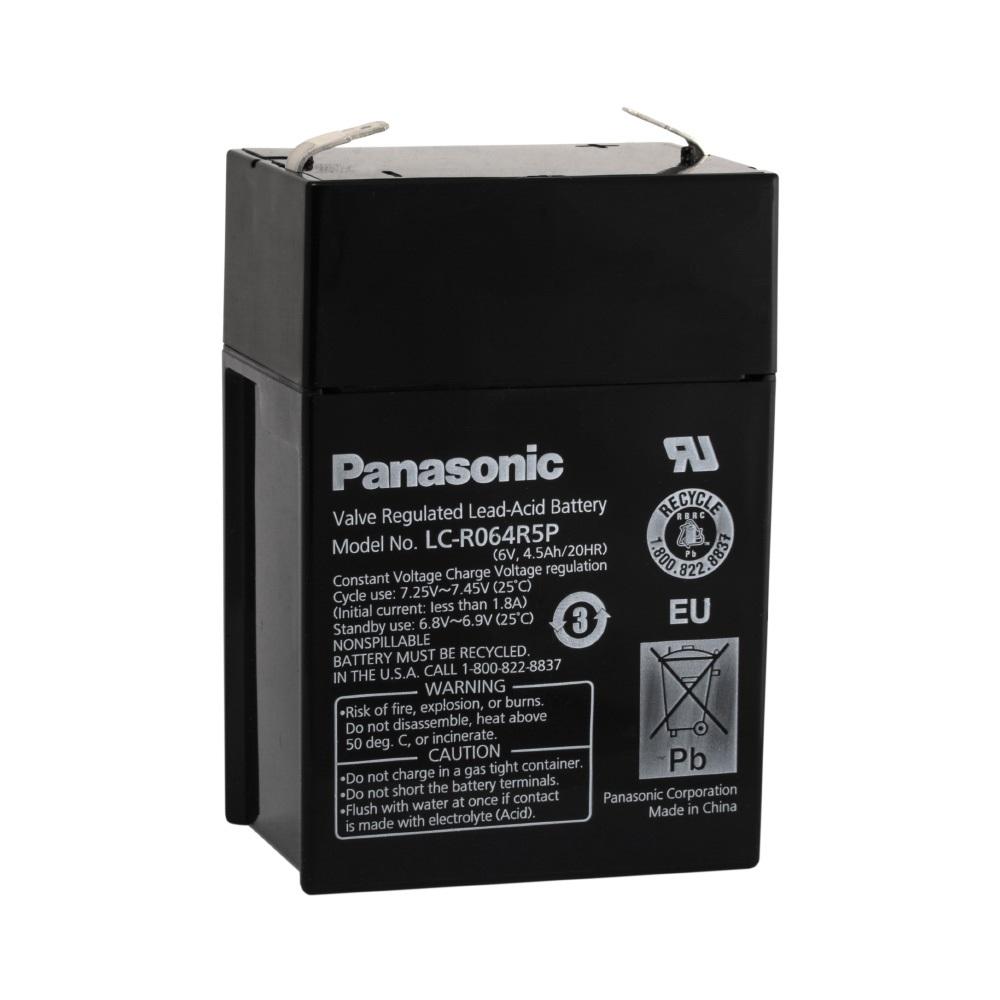 Panasonic LC-R064R5P - 6V 4.5Ah - Bakımsız Kuru Akü