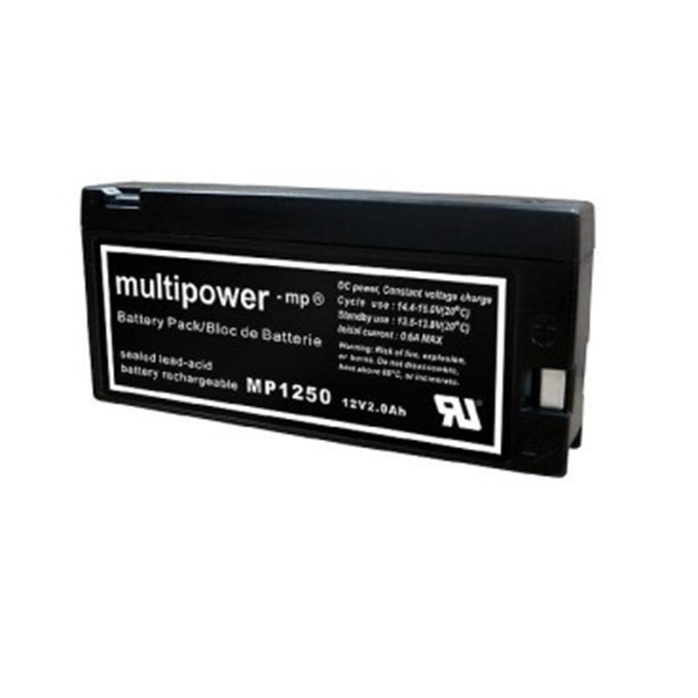 Multipower MP1250 - 12V 2.0 Ah Şarj Edilebilir Kurşun Asit Akü