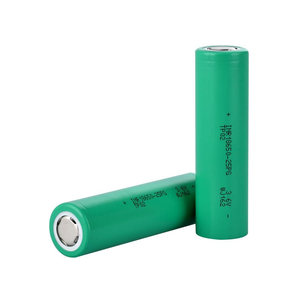 Tenpower INR18650-25PG - 3.7V 2500 Mah Li-ion Şarjlı Pil - 30A