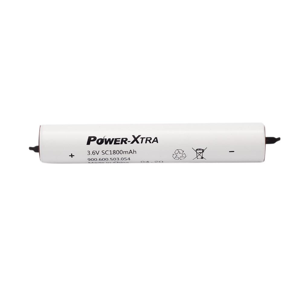 Power-Xtra 3S1P - 3.6V 1800 mAh SC - Ni-Cd Şarjlı Batarya - BRK24-Pinli