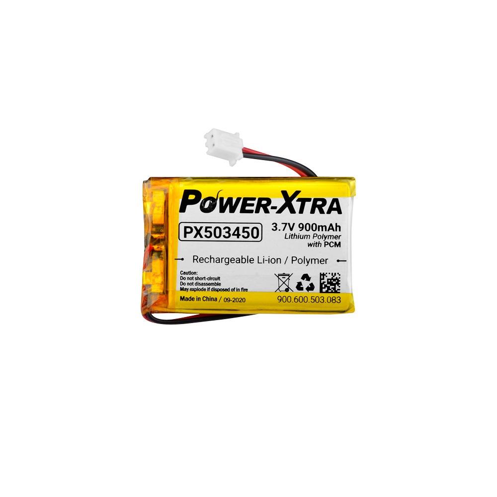 Power-Xtra PX503450 - 3.7V 900 mAh Li-Polymer Pil - Devreli-Soketli