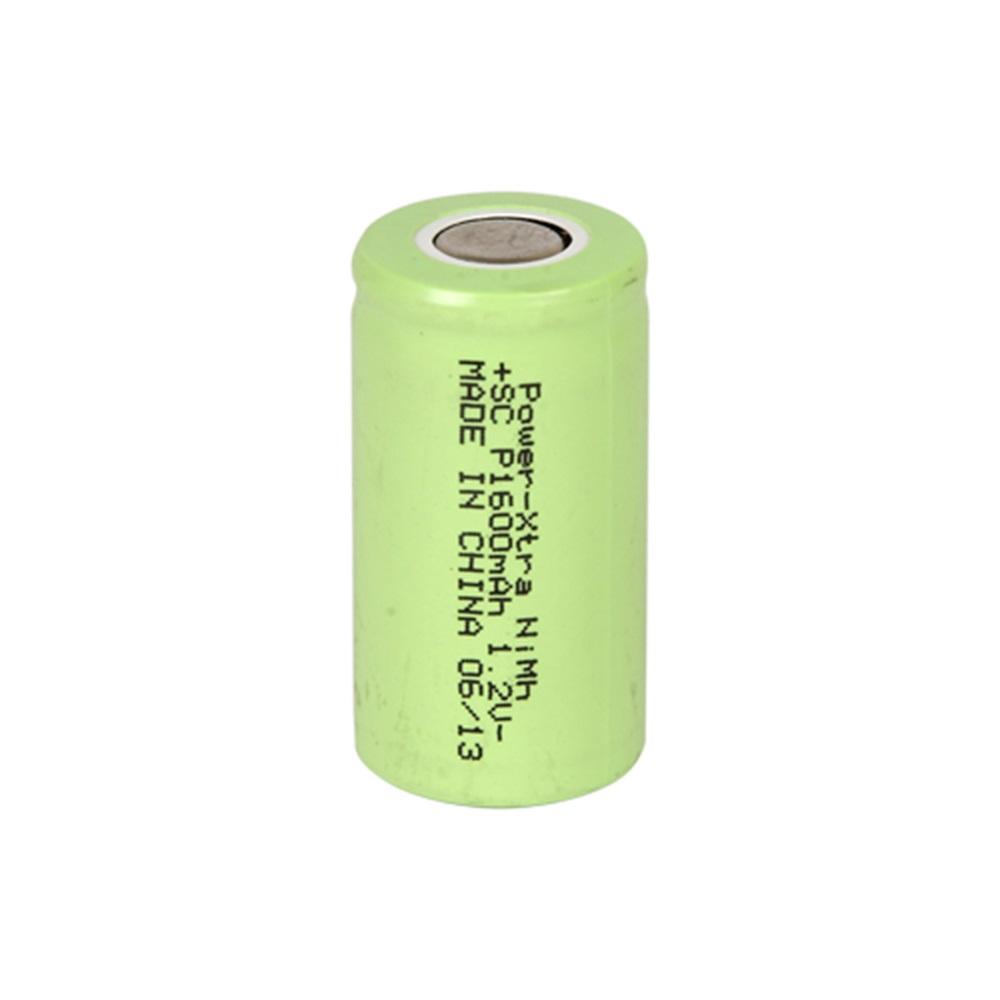 Power-Xtra 1.2V Ni-Mh SC 1600 Mah PVC Şarjlı Pil