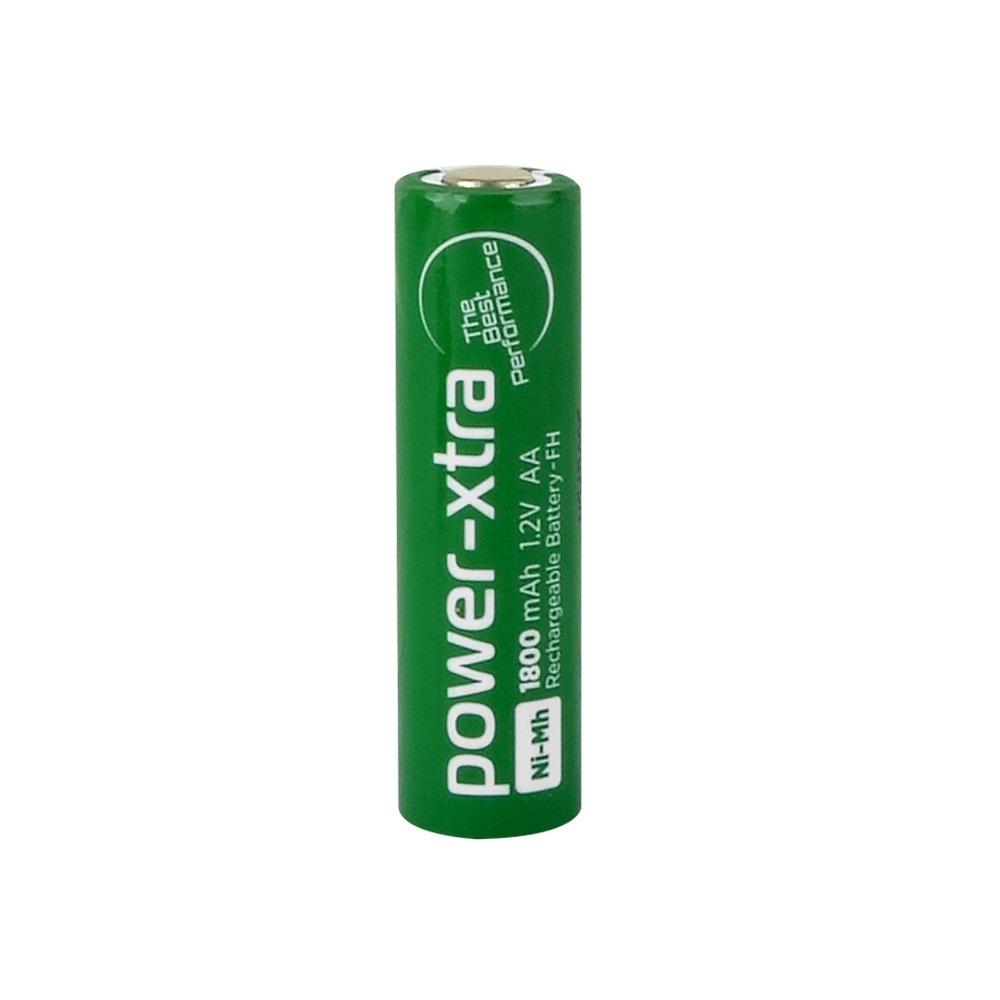 Power-Xtra 1.2V 1800 Mah- AA -Ni-Mh Şarjlı Pil -Flat-Başsız