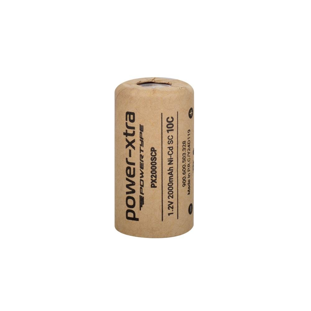 Power-Xtra PX2000SCP - 1.2V 2000 Mah - SC - Ni-Cd Şarjlı Pil - 10C