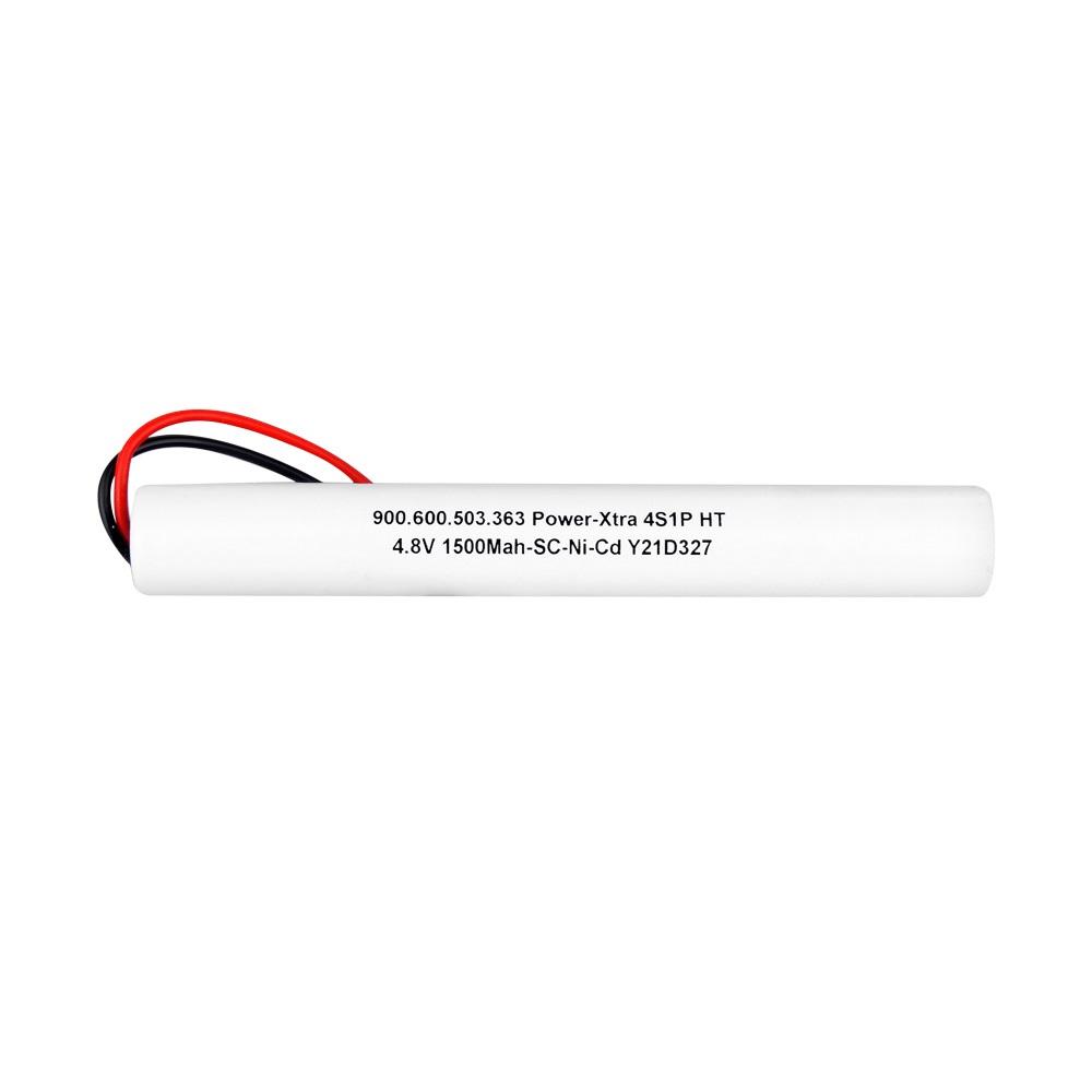 Power-Xtra 4S1P HT- 4.8V 1500 Mah - SC - Ni-Cd Batarya - BRK25- Kablolu